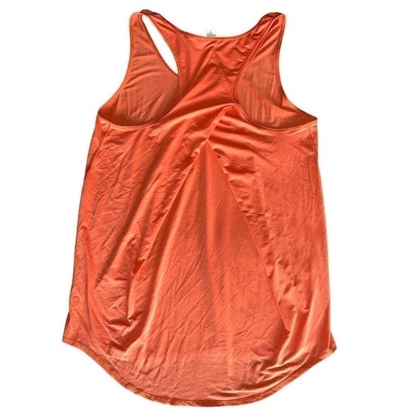 Lululemon Love Tank Pleated Glossy Size 4 Orange Coral Essential Activewear - Picture 6 of 11